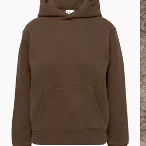 TMA Cozy Fleece Perfect Hoodie-Coffee Bean XS